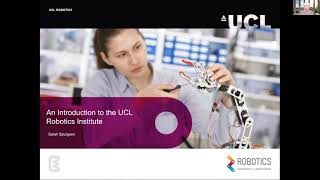 First UCL Robotics Workshop (July 8th, 2021)