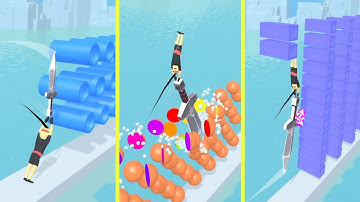 Rolly Slice - Very Satisfying and Relaxing ASMR Slicing Video Game