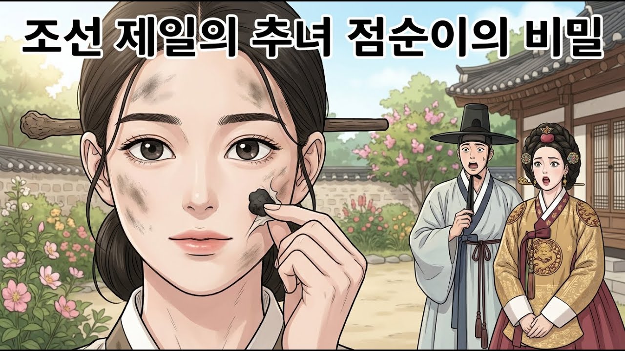 마을 사람들은 꿈에도 몰랐던 점순이의 비밀, 그녀의 커다란 점 뒤에 숨겨진 천하제일 미모