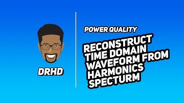 How to reconstruct time domain waveform from harmonics spectrum using Microsoft Excel
