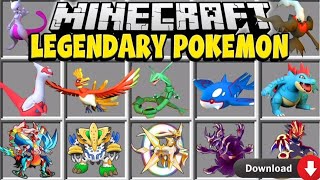 Legendary Pokèmon mod in Minecraft PE Download screenshot 1