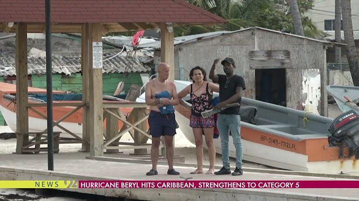 Hurricane Beryl Hits Caribbean, Strengthens To Category 5