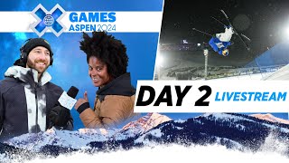 Day 2 Livestream with Jack Mitrani & Gabby Maiden | X Games Aspen 2024