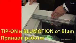 TIP-ON и BLUMOTION от Blum. Принцип работы.(Новинки компании BLUM на осенней выставке МЕБЕЛЬ 2014. Подробнее о репортаже: http://andreylappo.ru/novinki-blum/ Подписывайте..., 2014-12-29T04:00:00.000Z)