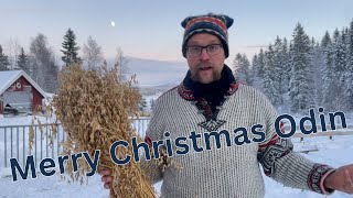 Swedish Christmas carol and traditional sacrifice to Odin