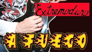 Video thumbnail of "COMO TOCAR A FUEGO/ EXTREMODURO (CON TABS)"