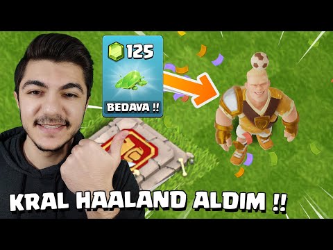 KRAL HAALAND ALDIM !! BEDAVA 125 TAŞ + İNŞAATÇI İKSİRİ !! - Clash Of Clans