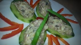 Самая вкусная закуска на огурце!!! Самая вкусная закуска на огурце!!!