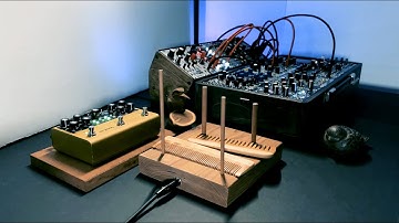 Wood Ambient - Piezo Contact Mic With Wood Block, Paper and Electronics