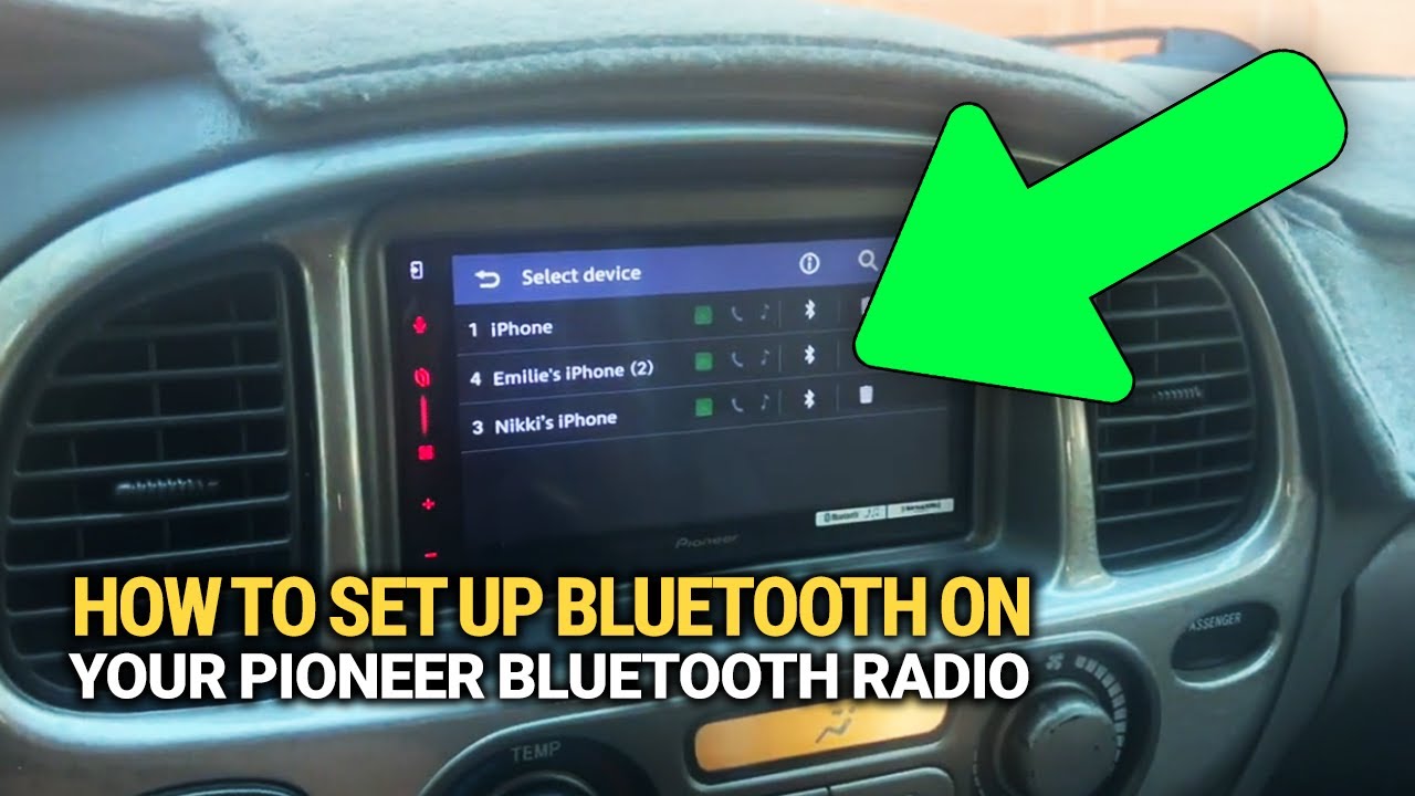 How To Set Up Bluetooth On Your Pioneer Bluetooth Radio: Fast