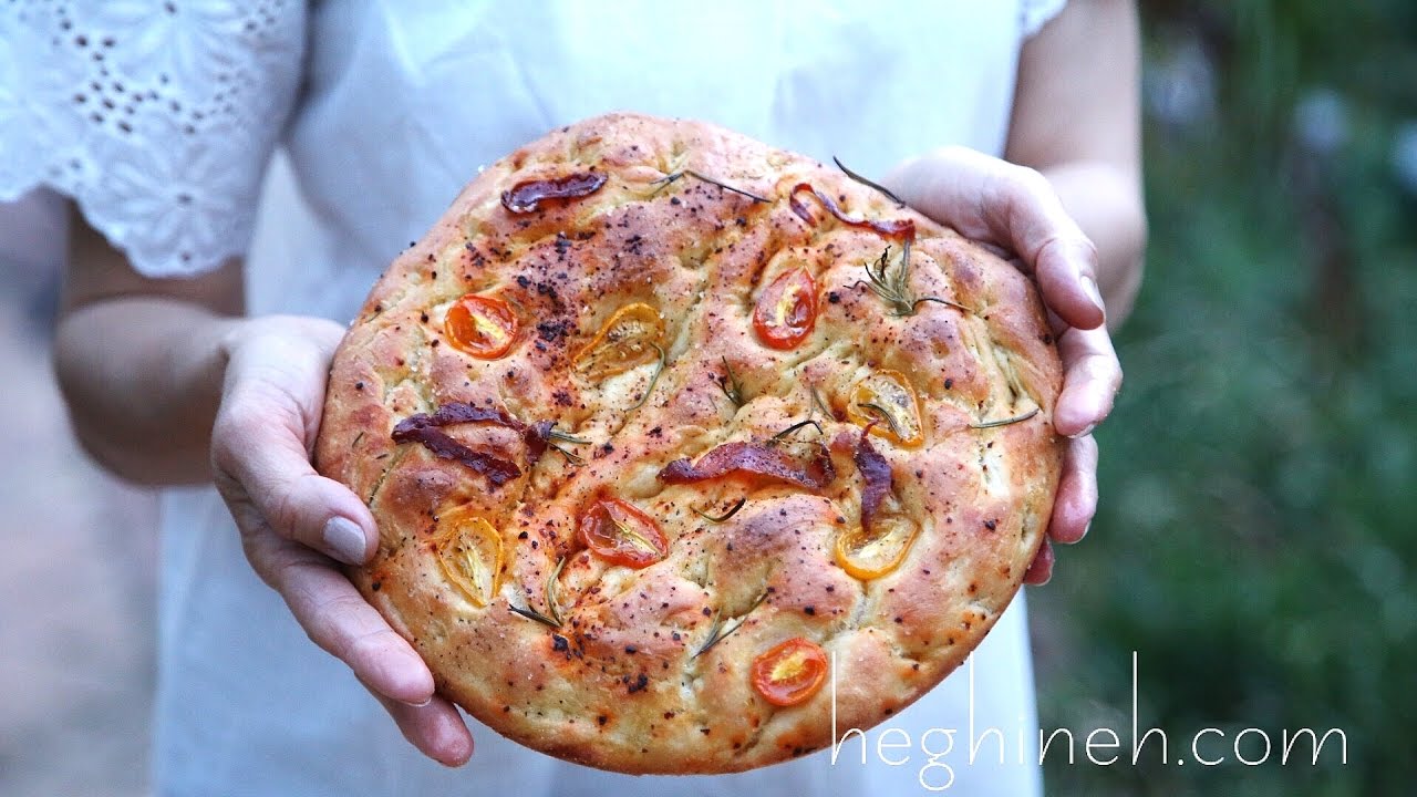 Ֆոկաչա - Focaccia Bread Recipe - Heghineh Cooking Show in Armenian