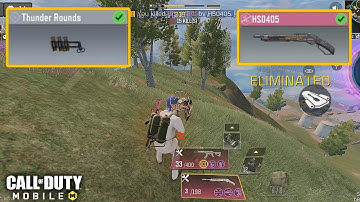 1 HIT DELETE HS0405 with Thunder Round Ammo !!! | POCO X3 PRO | CODM GAMEPLAY