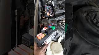 تركيب كاشافات وفيوزات سيارة مرسيدس s500