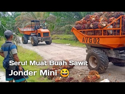 Muat Buah Sawit Traktor Mini