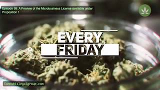 Cannabis Microbusinesses and Prop 1