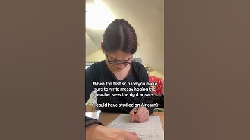 If they can’t read it, maybe they’ll mark it right 😭 should’ve studied on Airlearn