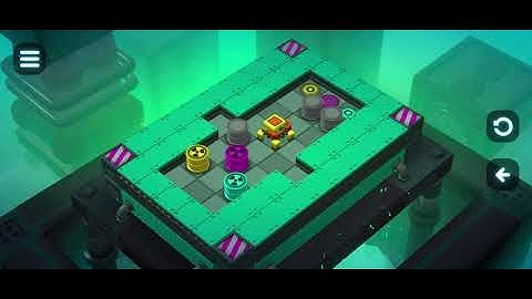 Tiny Robots Portal Escape. Toxic Sokobots! Daily Challenge.