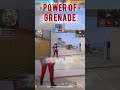 power of grenade #freefire
