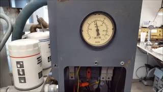 3 HP rotary screw project running continuously