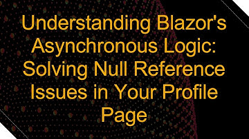 Understanding Blazor