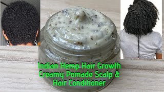 1 Powerful Seed, Indian Hemp Hair Growth Creamy Grease, For Soft Fuller Hair & Scalp Conditioner