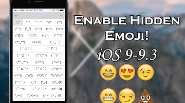 How to Enable Hidden Emoticon Keyboard On iPhone/iPad - NO Jailbreak!
