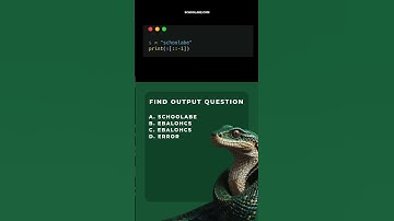 Find the Output in Python – Can You Crack This Interview Question? 🔥 | Schoolabe Shorts
