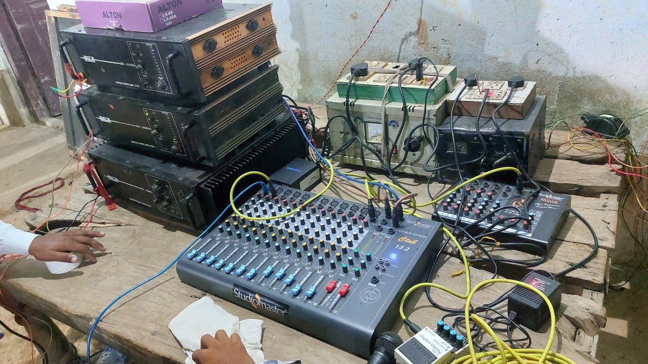 Ahuja Amplifier and Studio master audio mixing ( Amplifier Setup