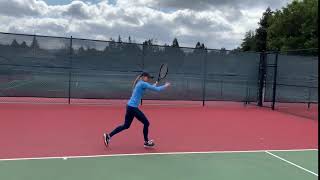 forehand shadow swing technique