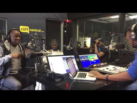 @TuksSenganga_ZA freestyles a bit on @Cliffcentral with @OnealAfrica