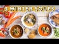 3 Healthy WINTER SOUPS 🍵 for #BuzyBeez