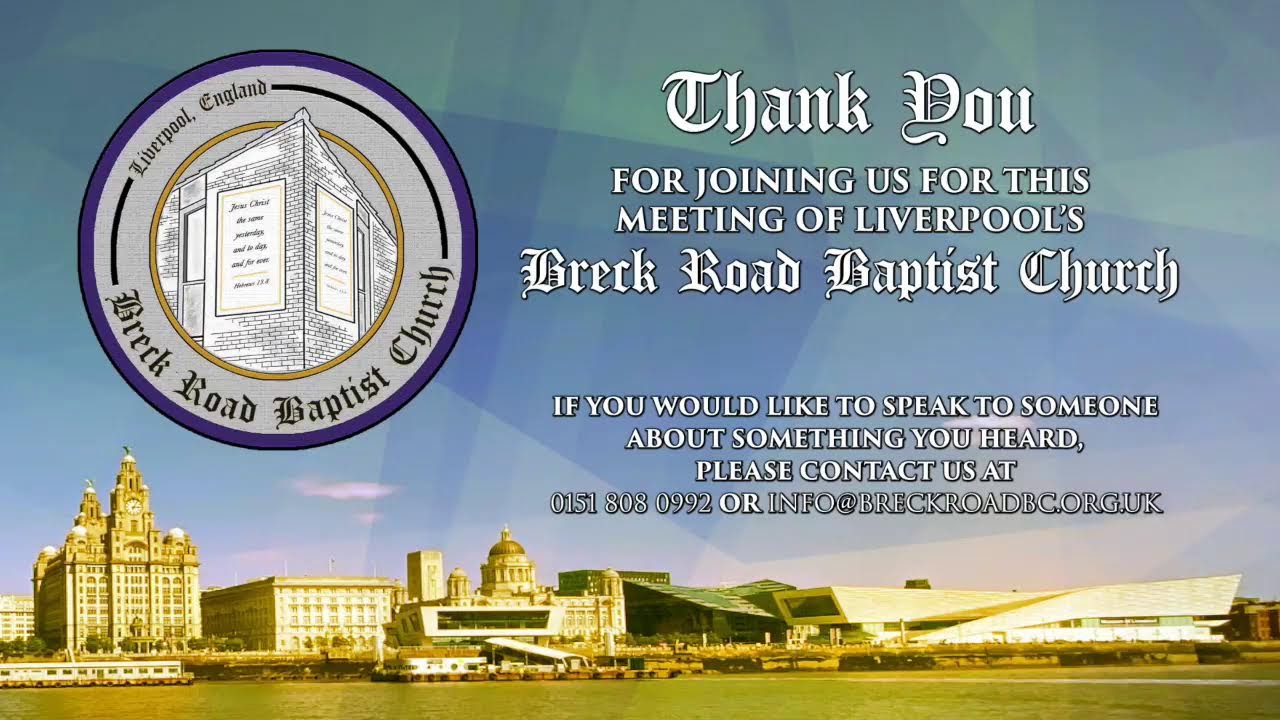 Welcome to this service of Breck Road Baptist Church