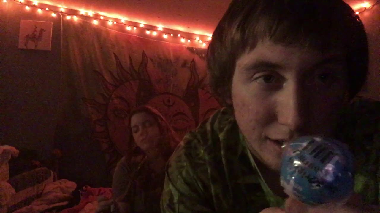 Smoking a 4 gram joint.