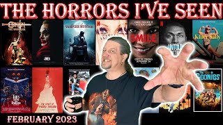 The Horrors I've Seen  - Everything Movie watched in February 2023 - Horror Movies and More