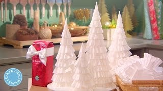 How to Make a Coffee-Filter Tree - Martha Stewart