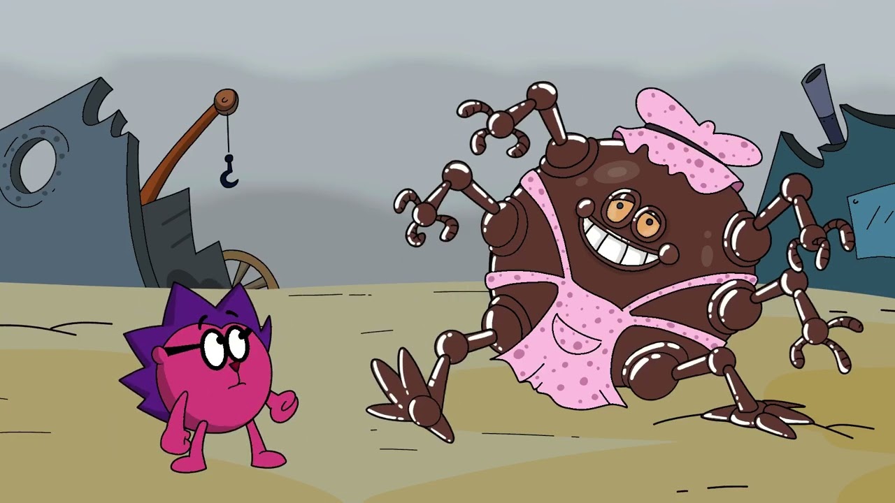 Ёжик обрадовался😄 смешарики (анимация) железная няня