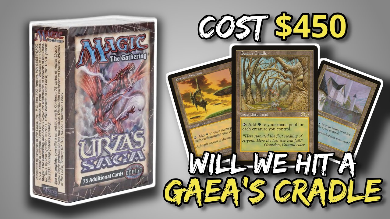 Opening a $450 Urza's Saga Tournament Pack from 1998 #mtg