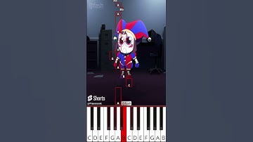 POV: You Caine (@fash) The Amazing Digital Circus Animation - Octave Piano Tutorial