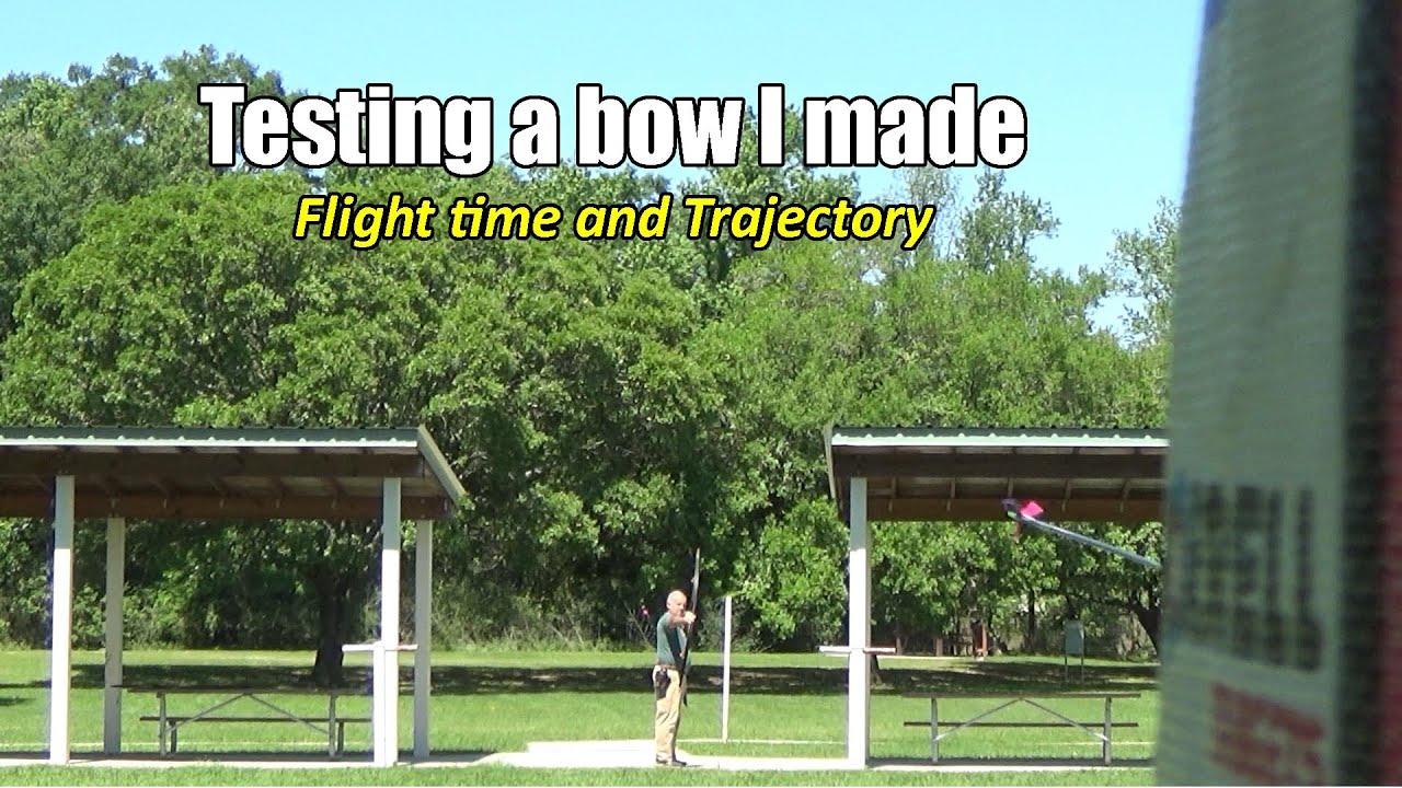 Traditional Archery - Testing a bow I made - YouTube