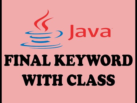 FINAL KEYWORD WITH CLASS IN JAVA (URDU / HINDI)