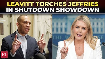 ‘Stone-cold loser!’: Karoline Leavitt fires back at Hakeem Jeffries in brutal shutdown clash