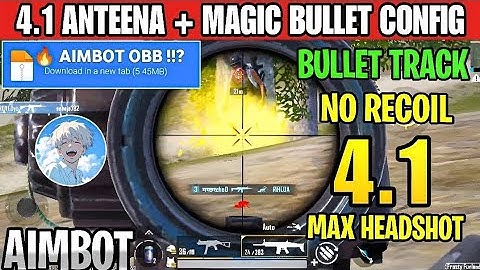 BGMI 4.1🔥MAGIC BULLET TRACKING AUTOHEADSHOT CONFIG FILE | HIGH DAMAGE AIMBOT CONFIG BGMI 4.1
