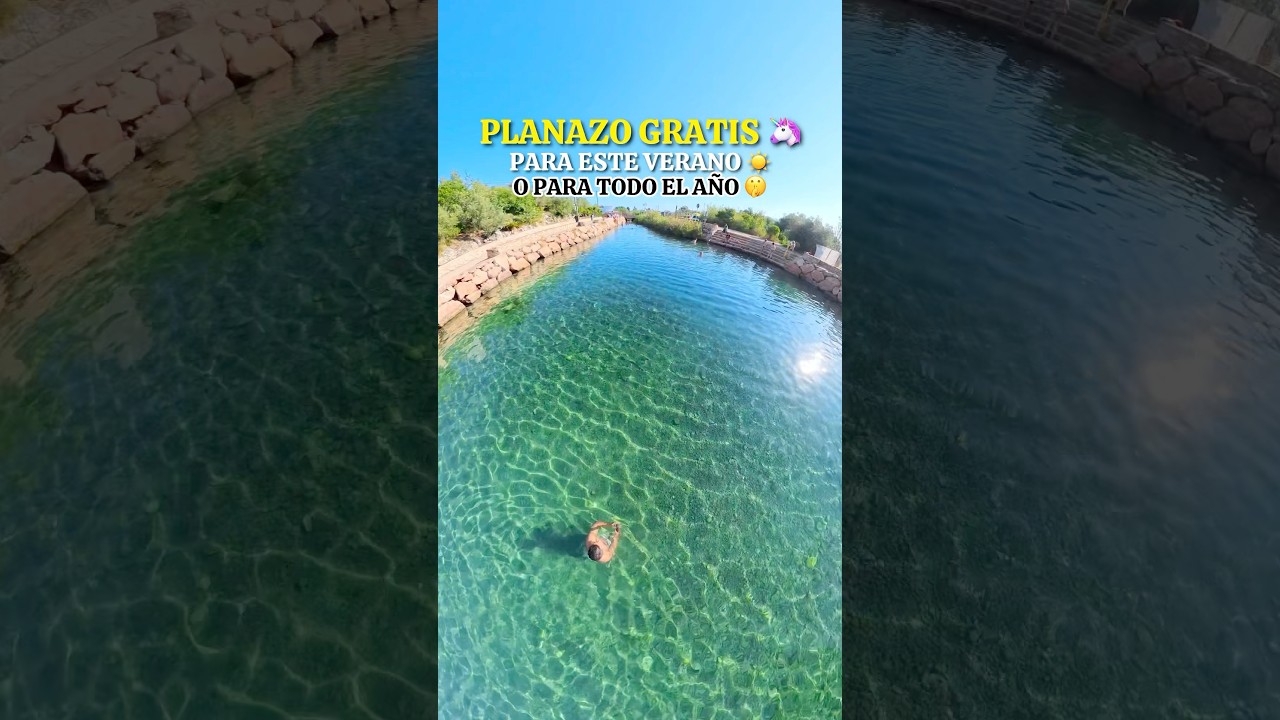 Una de las piscinas naturales termales más espectaculares que tenemos en España #termal #piscinas