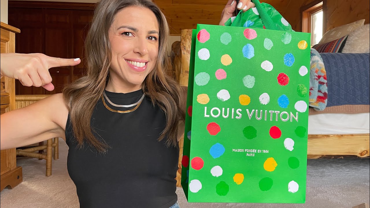 Louis Vuitton, Bags, Louis Vuitton X Yayoi Kusama Paper Shopping Bag