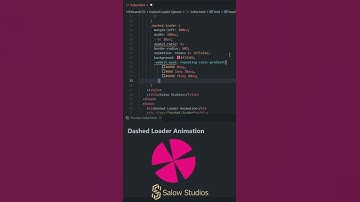 Dashed wheel spinner Animation HTML and CSS tutorial for beginners 2022 #shorts  #codingforkids