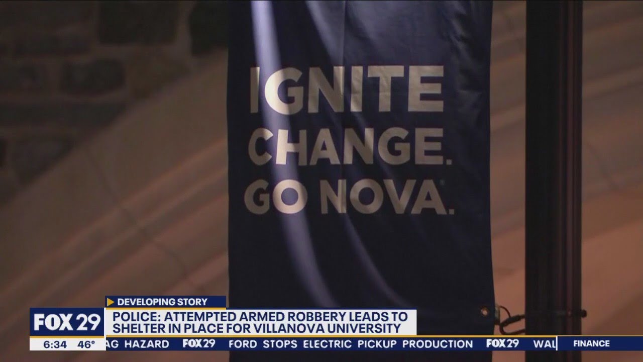 Shelter-in-place lifted at Villanova after armed suspect flees on university bridge