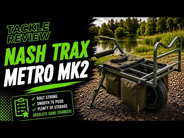 Chariot De Pêche Nash Trax Metro Mk2 – Gris – Neuf