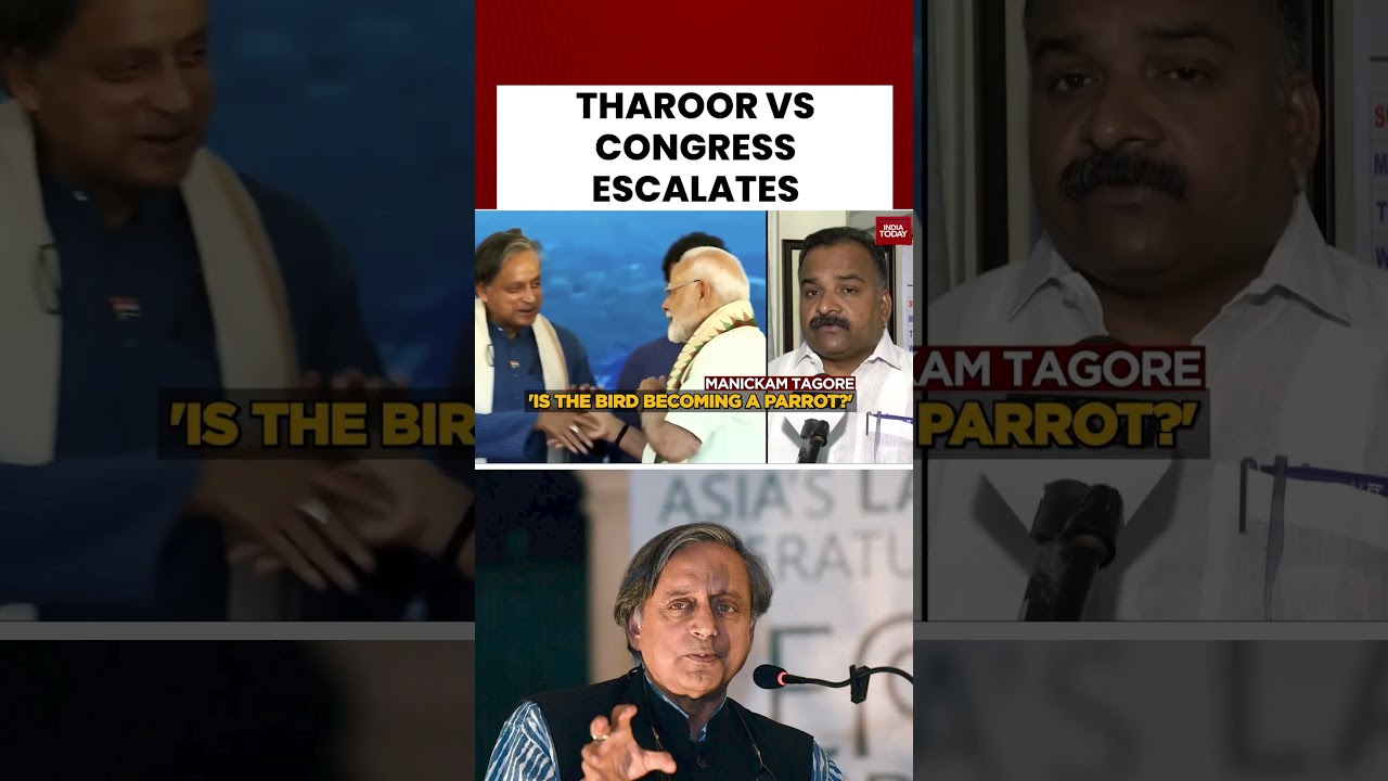 Congress vs Tharoor: Kerala Leaders Tell MP To Give Up Party Posts Or Fall In Line | India Today