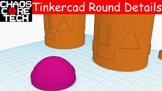 Putting Details on Curved Objects in Tinkercad!