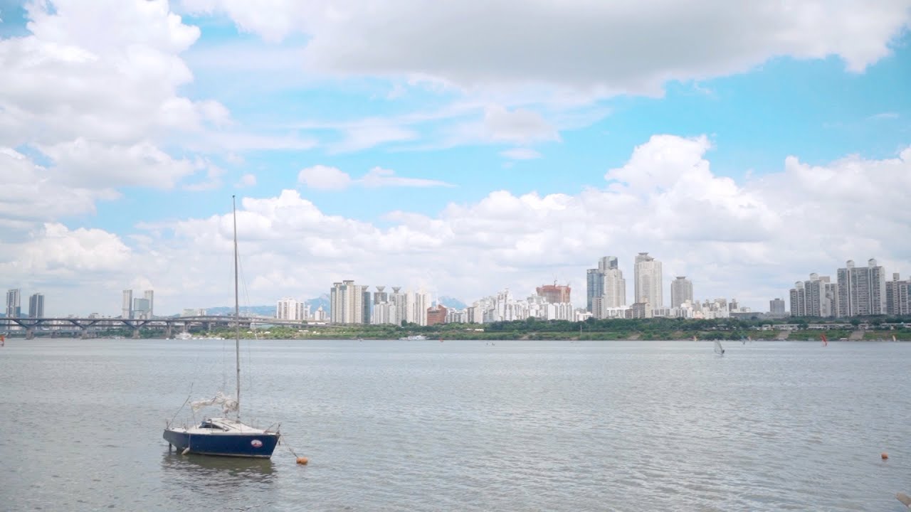 보고 있으면 시원해지는 서울 한강 풍경 | Han River in Seoul, Korea | 힐링영상 - YouTube